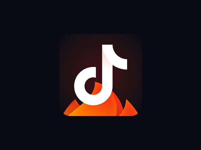 抖音平台火山版logo设计理念