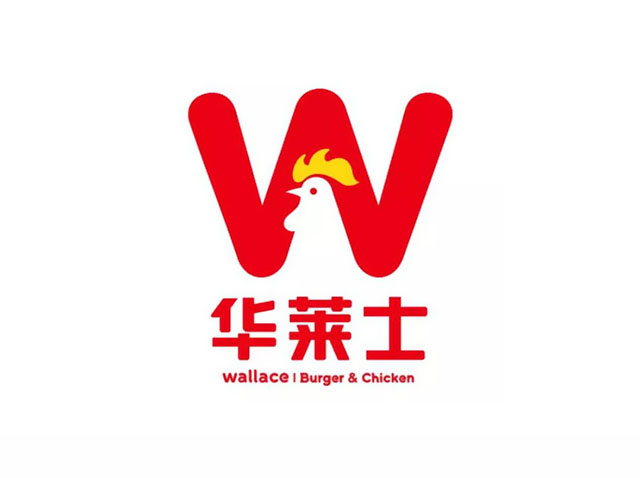 华莱士连琐店品牌logo设计含义说明