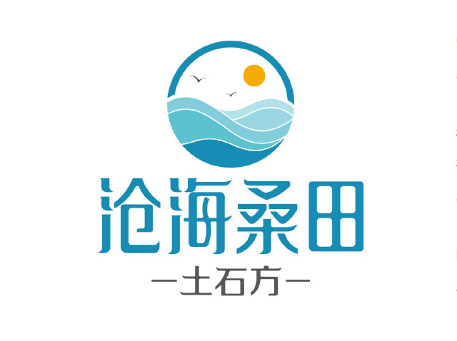 广州建材logo设计-沧海桑田工程标志设计作品案例欣赏