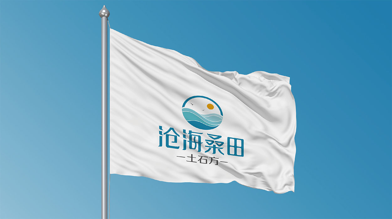 广州建材logo设计-沧海桑田工程标志设计-10